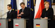 Merkel, Sarkozy i Komorowski w Wilanowie