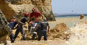 Akcja ratunkowa na plaży w Albufeira