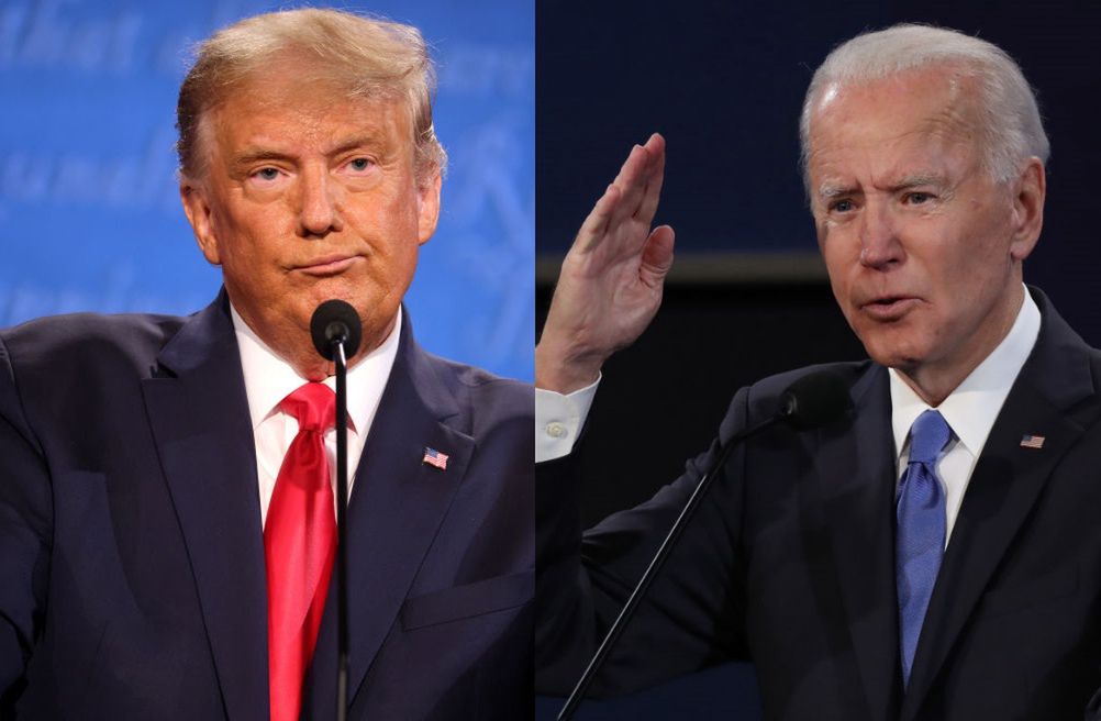 Donald Trump i Joe Biden walczą o fotel prezydenta USA