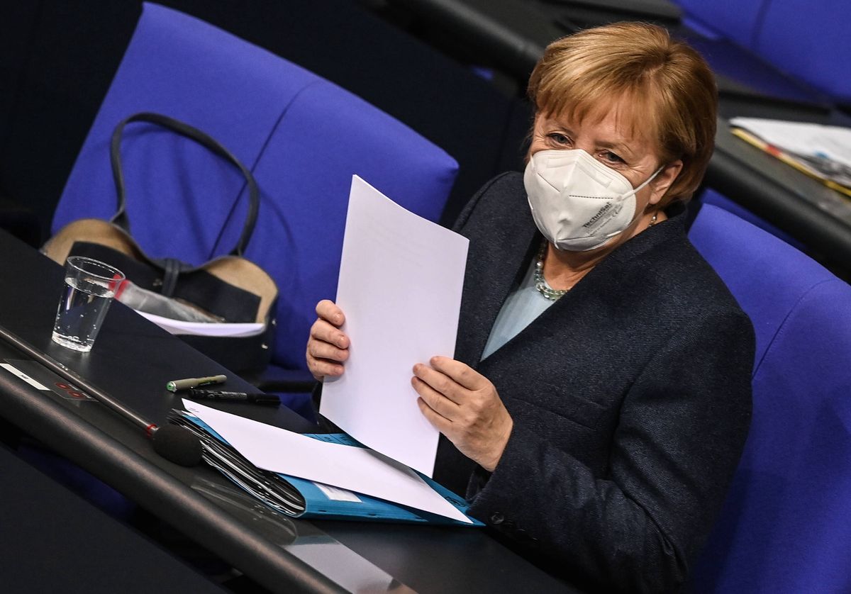 Angela Merkel wykonała test na koronawirusa