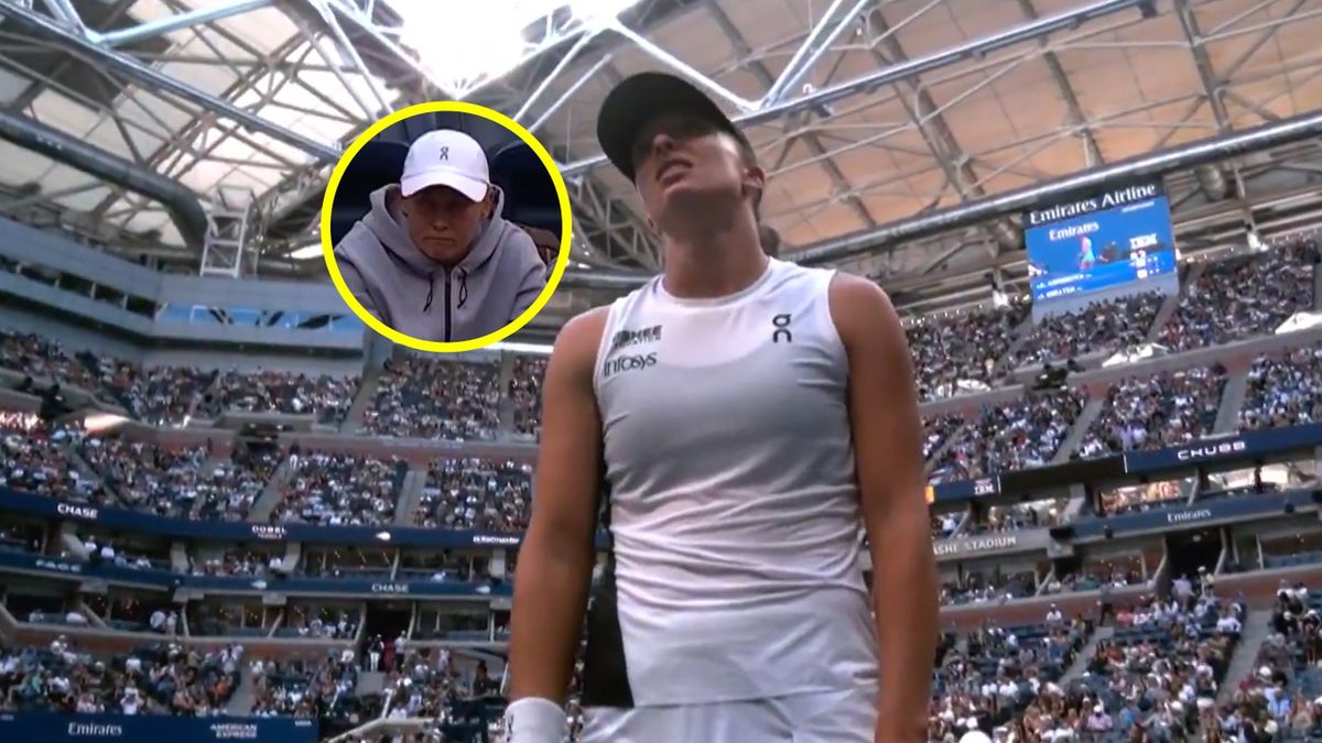 Twitter / Kamera wyłapała, co Abramowicz krzyknęła do Świątek