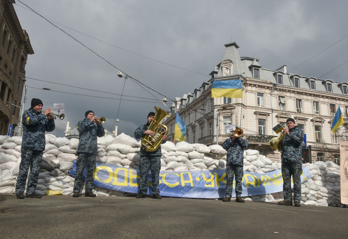 Odessa w Ukrainie. Miasto już od pierwszych dni wojny miało stać się celem desantu. Na razie Rosjanie trzymani są na dystans  