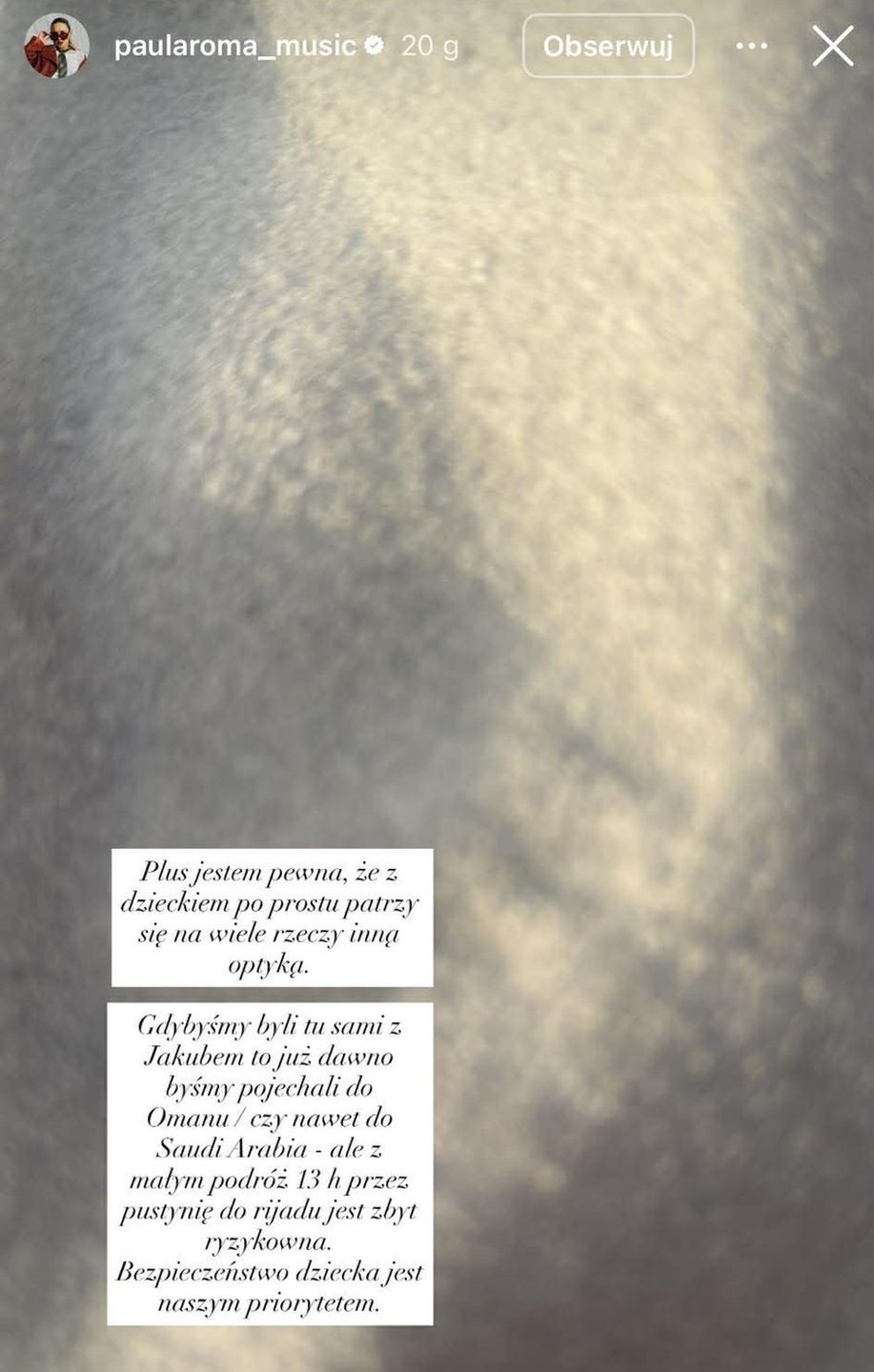 Paula Roma też utknęła w Dubaju