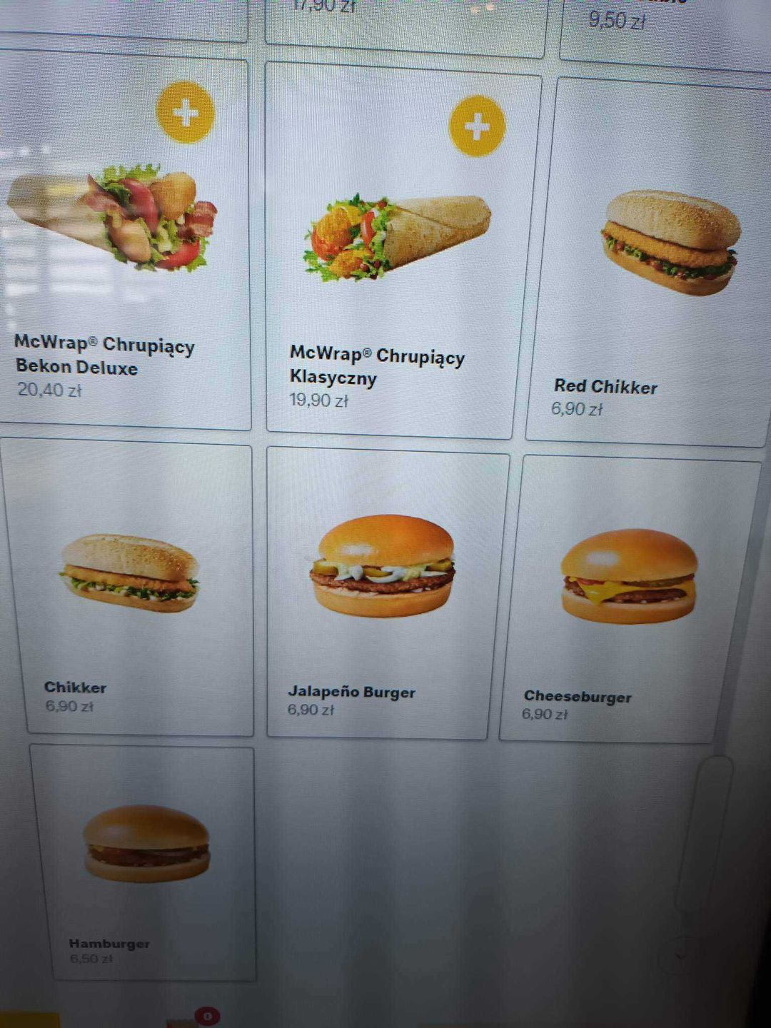 Droższe kanapki w McDonald's