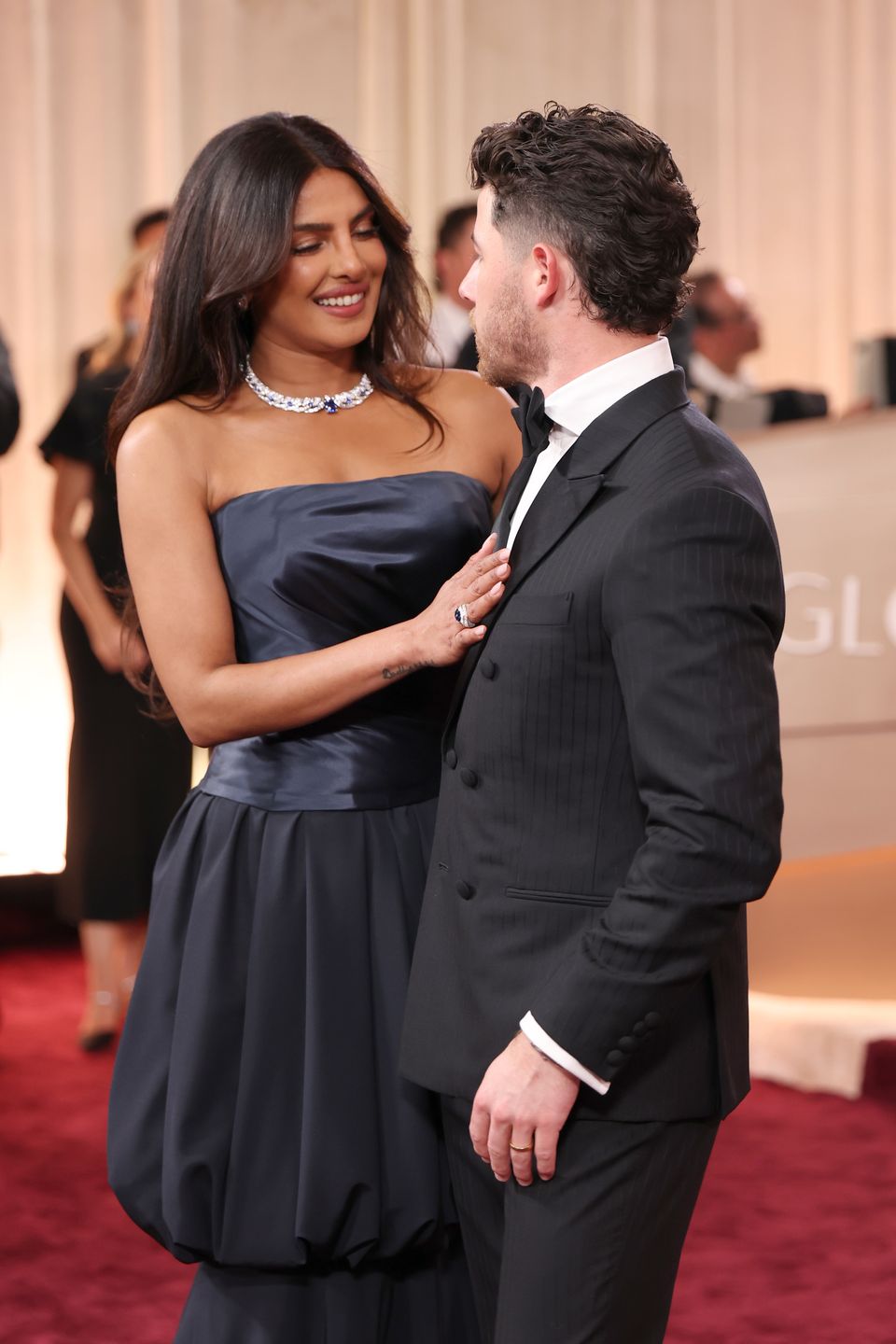 Nick Jonas i Priyanka Chopra na Złotych Globach 2026