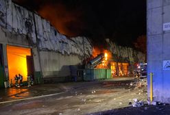 Spłonęła sortownia odpadów w Elblągu. Jedyna w mieście