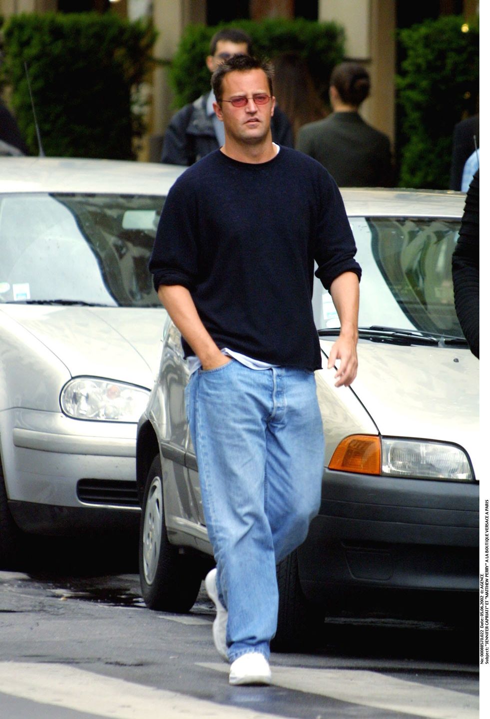 "JENNIFER CAPRIATI" ET "MATTHEW PERRY" A LA BOUTIQUE VERSACE A PARIS "PLEIN PIED"
AGENCE / BESTIMAGE