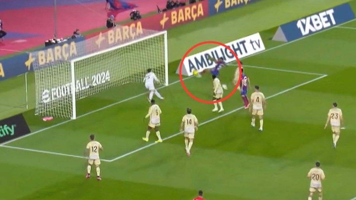 Twitter / Canal+ Sport / Lamine Yamal dał prowadzenie Barcelonie