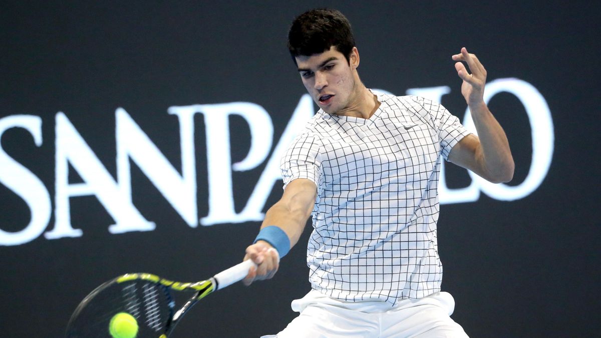 PAP/EPA / MATTEO BAZZI  / Na zdjęciu: Carlos Alcaraz