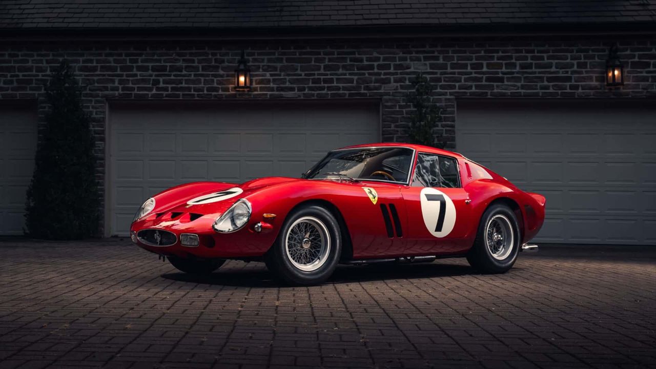 One of the most expensive cars in the world. The magnificent Ferrari 250 GTO on auction