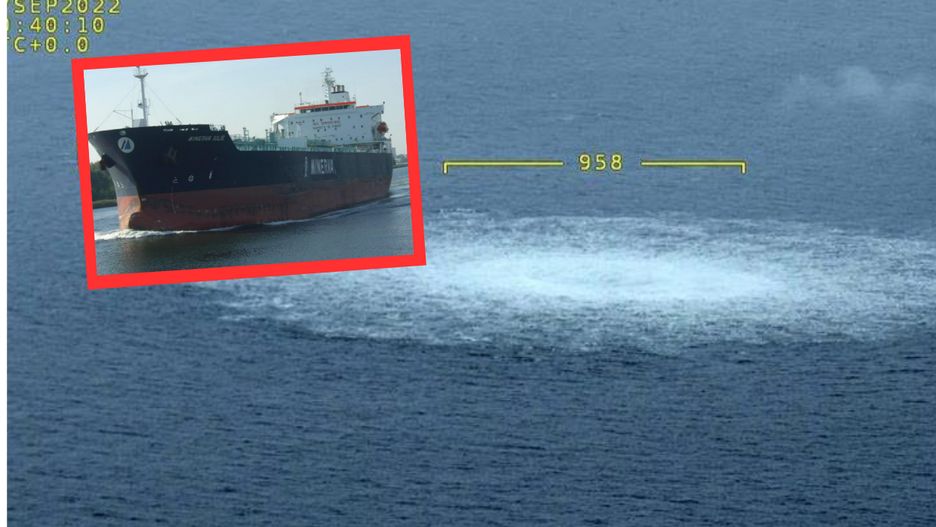 Jednostka pod grecką banderą przebywała siedem dni w rejonie wybuchu Nord Stream