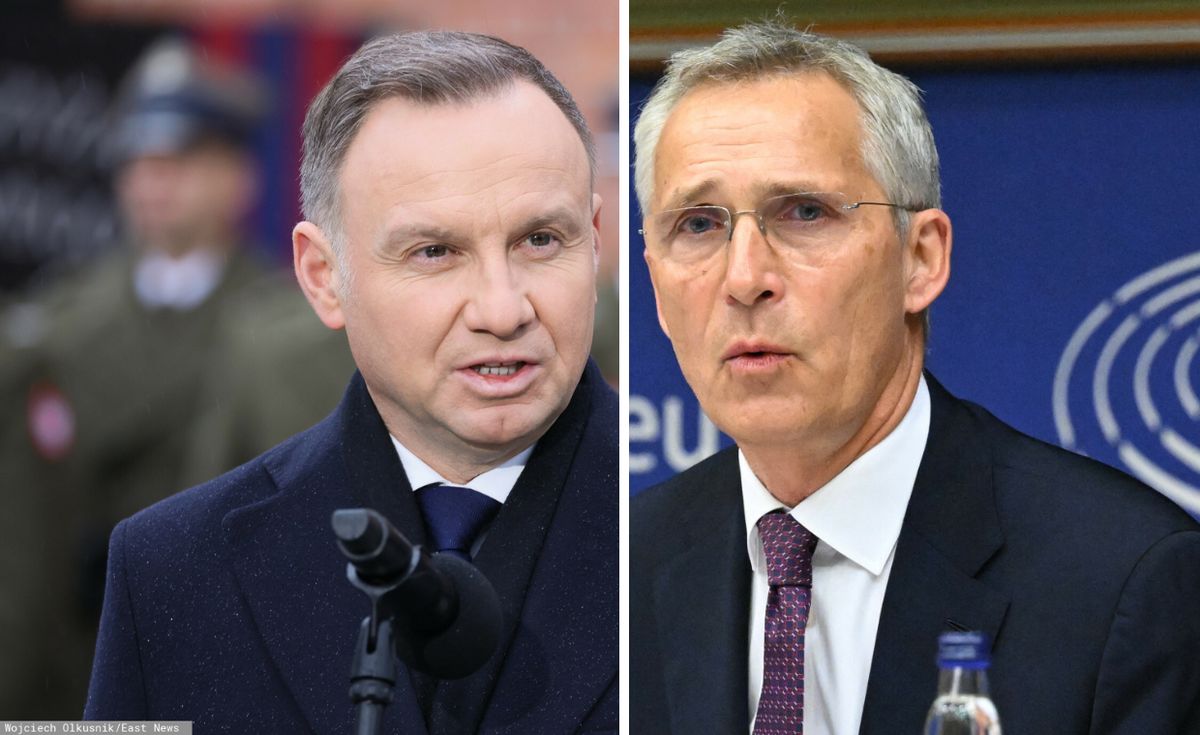 Andrzej Duda i Jens Stoltenberg