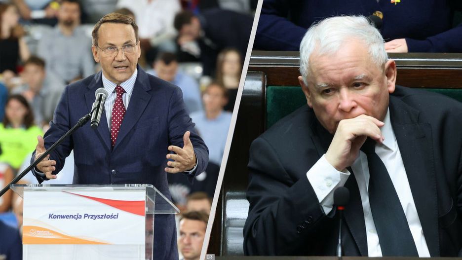 Radosław Sikorski Jarosław Kaczyński