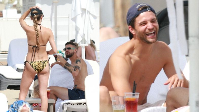 Z boiska na plażę: Bartosz Bereszyński i Mateusz Klich balują w Sopocie na rodzinnych wakacjach (ZDJĘCIA)