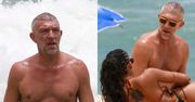 Vincent Cassel PRĘŻY mięśnie plaży w Rio w towarzystwie młodszej o 30-lat modelki (ZDJĘCIA)
