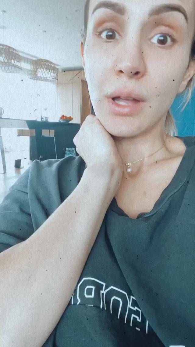 Sara Boruc - relacja na Instagramie