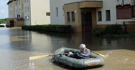 Kozanów płynie