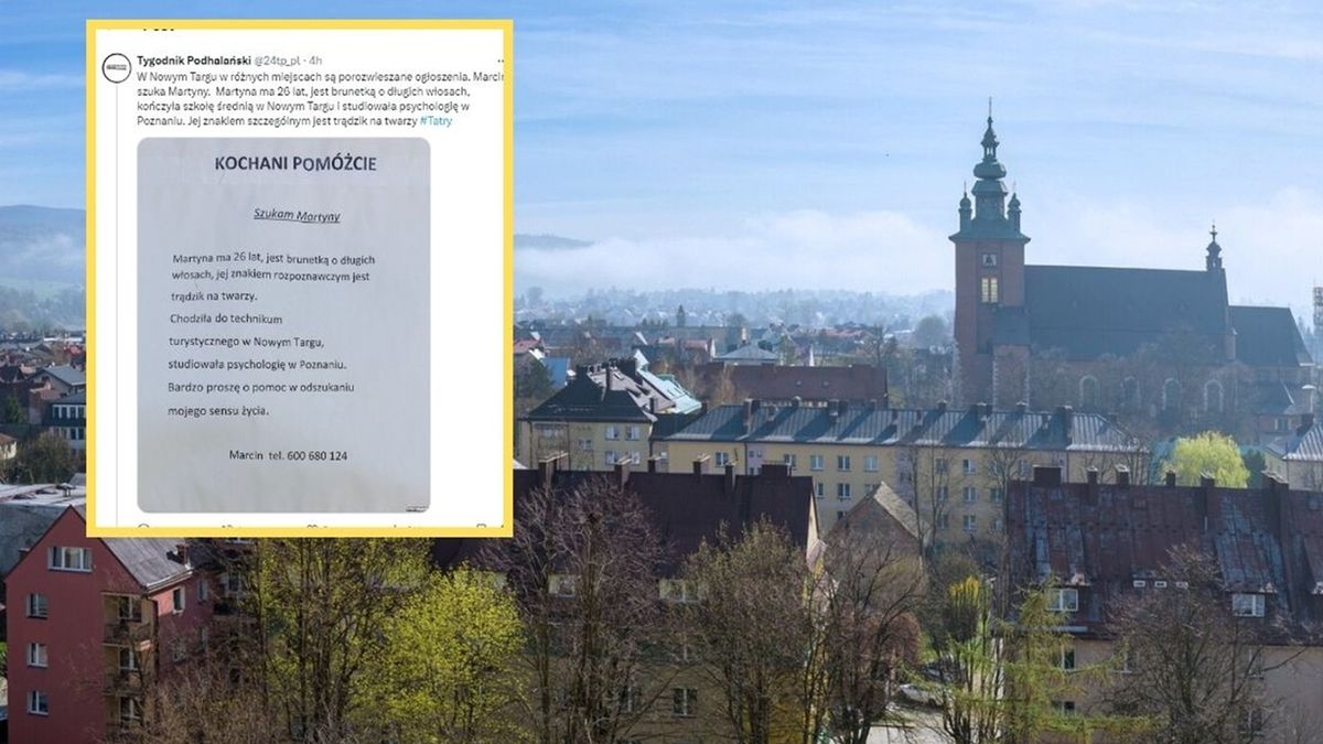 Tajemnicze ogłoszenia pojawiły się w Nowym Targu
