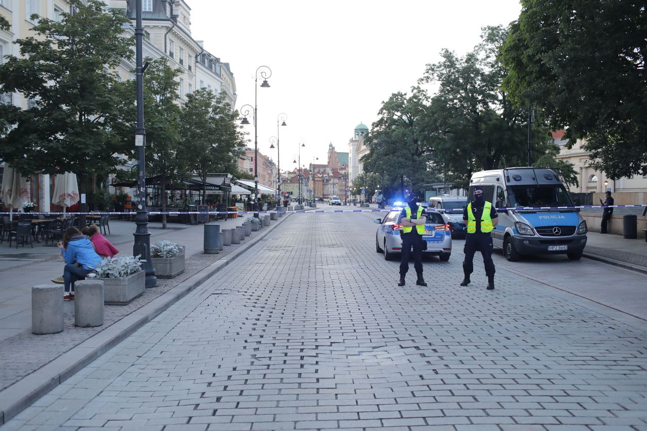 Jest śledztwo ws. pocisku znalezionego na Krakowskim Przedmieściu