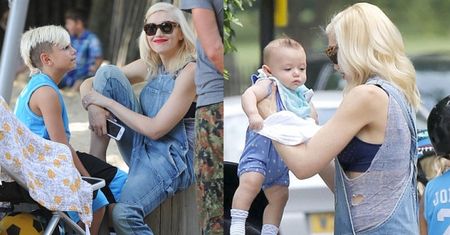 Dziewczęca Gwen Stefani w ogrodniczkach (ZDJĘCIA)