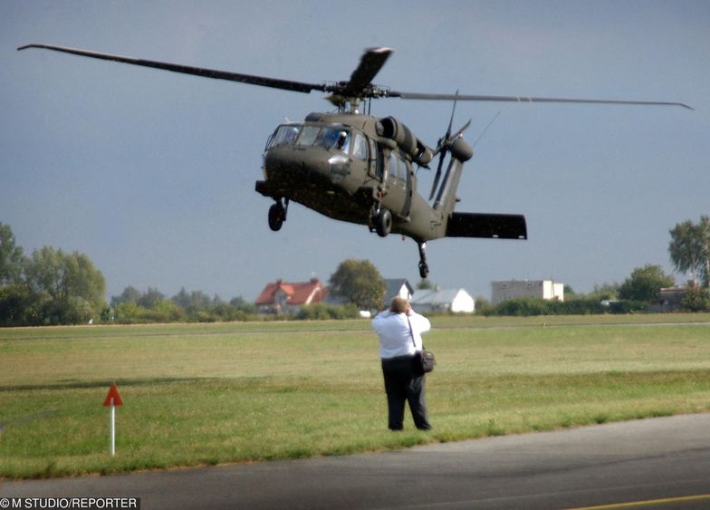 Na zdjęciu UH-60M Black Hawk podczas pokazów Radom Air Show.