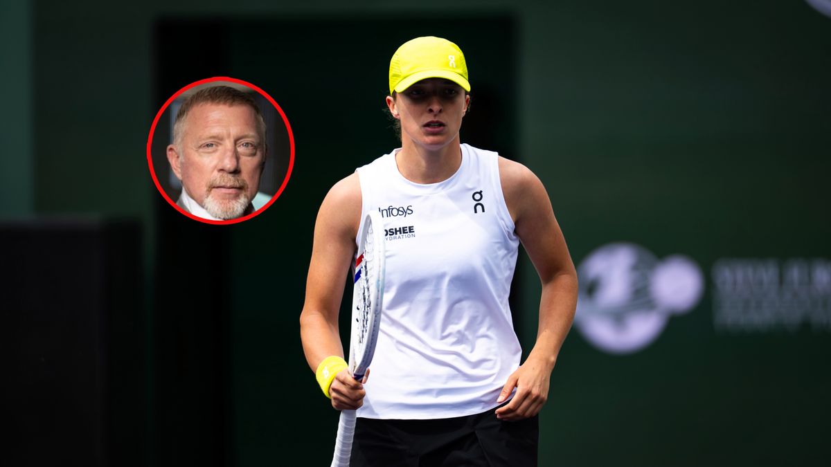 Getty Images / Robert Prange/x.com/Boris Becker / Iga Świątek i Boris Becker