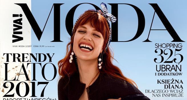 Julia Banaś na okładce "Viva! Moda"
