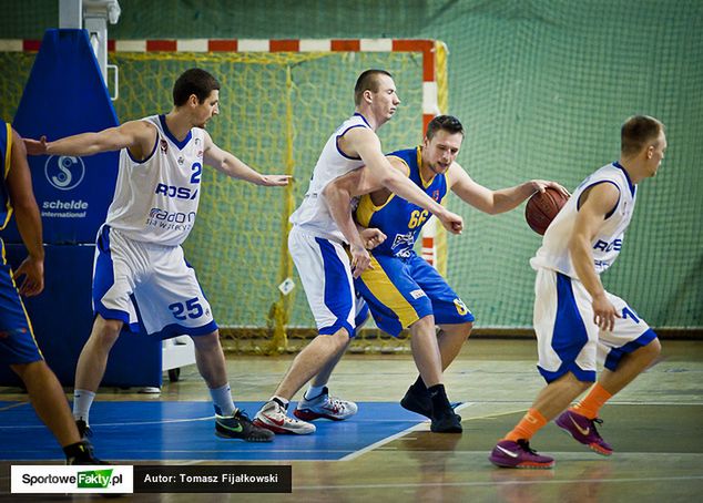 Rafał Rajewicz w meczu przeciwko ACK UTH Rosie Radom