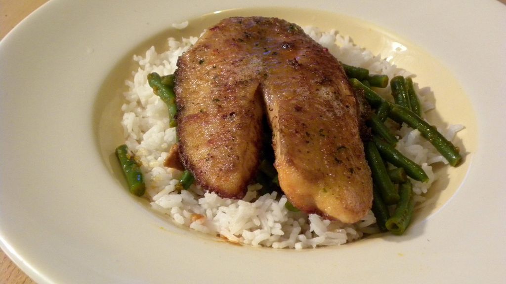 Tilapia poddana obróbce wysuszającej mięso