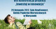 Listopadowa konferencja w ramach projektu „Inwestuj w innowacje!”.