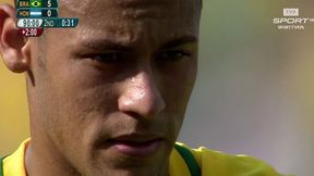 Piłka nożna (M), Brazylia - Honduras 6:0: Neymar dobija rywali z karnego