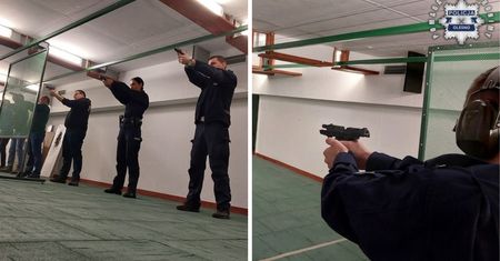 Wypadek na strzelnicy. Ranna policjantka