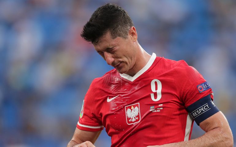 Lewandowski nie oddał strzału w meczu z Holandią