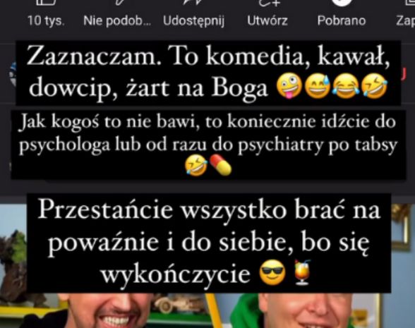 Dawid Piątkowski o śmiesznym żarcie z TikToka... "śmiesznym"