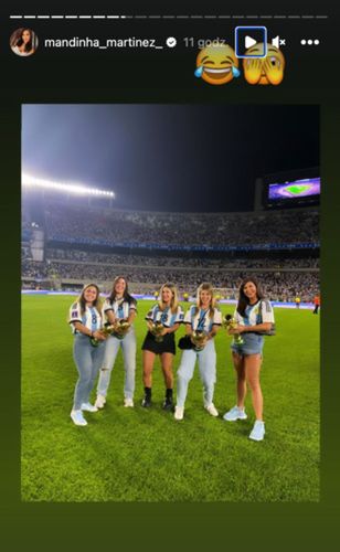 Partnerki reprezentantów Argentyny (za: Instastories)