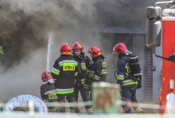 Kędzierzyn-Koźle. Pożar w pawilonie handlowym. Jedna osoba ranna