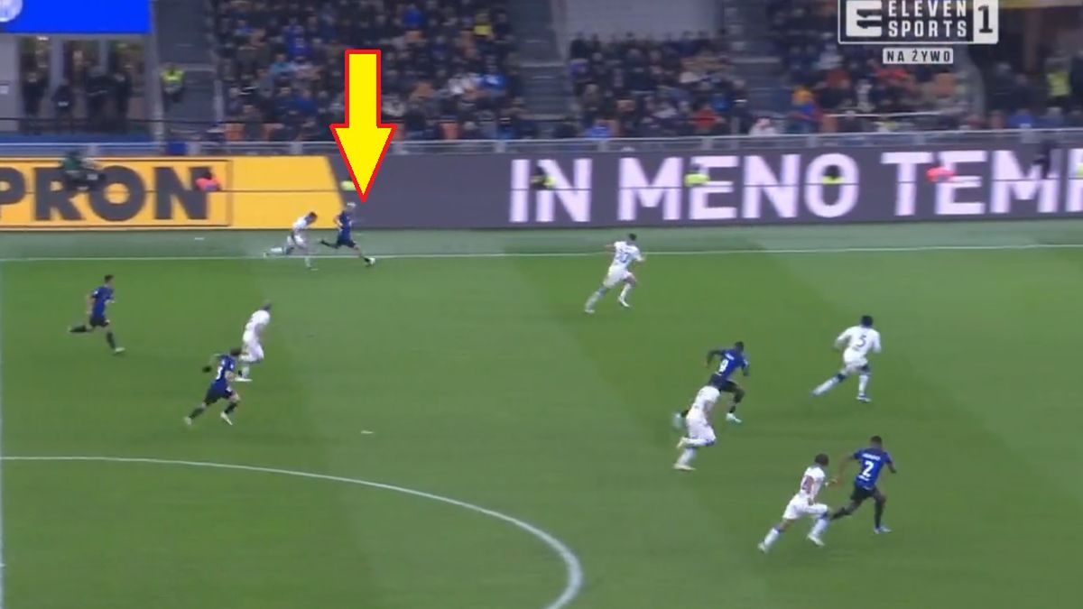 Twitter / ELEVEN SPORTS / Na zdjęciu: uderzenie Federico Dimarco