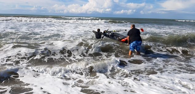 Maciej Zawojski w czasie treningów we Włoszech (fot. Maciej Zawojski, archiwum prywatne)