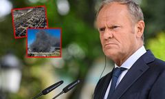 Tusk o pożarze przy Marywilskiej. "Na zlecenie rosyjskich służb"