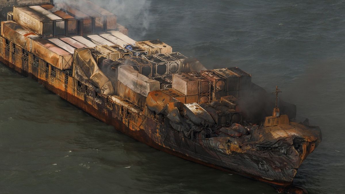 Wypadek na Morzu Północnym.