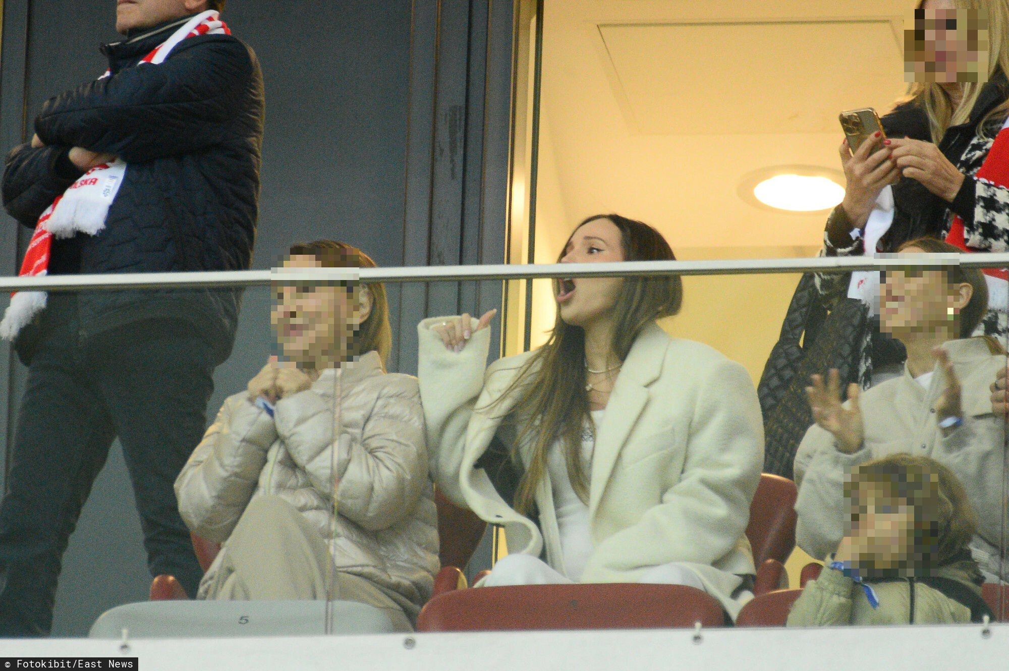 Marina Łuczenko na stadionie 