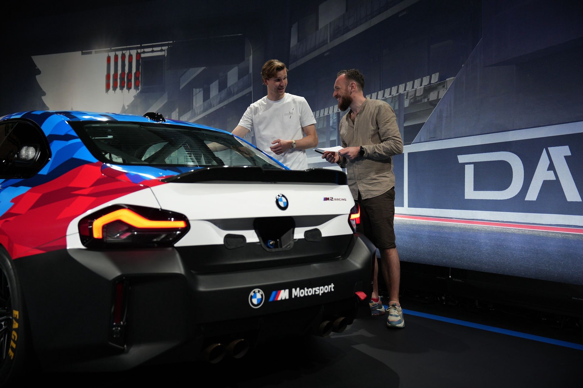 BMW M2 Racing wraz z autorem tekstu