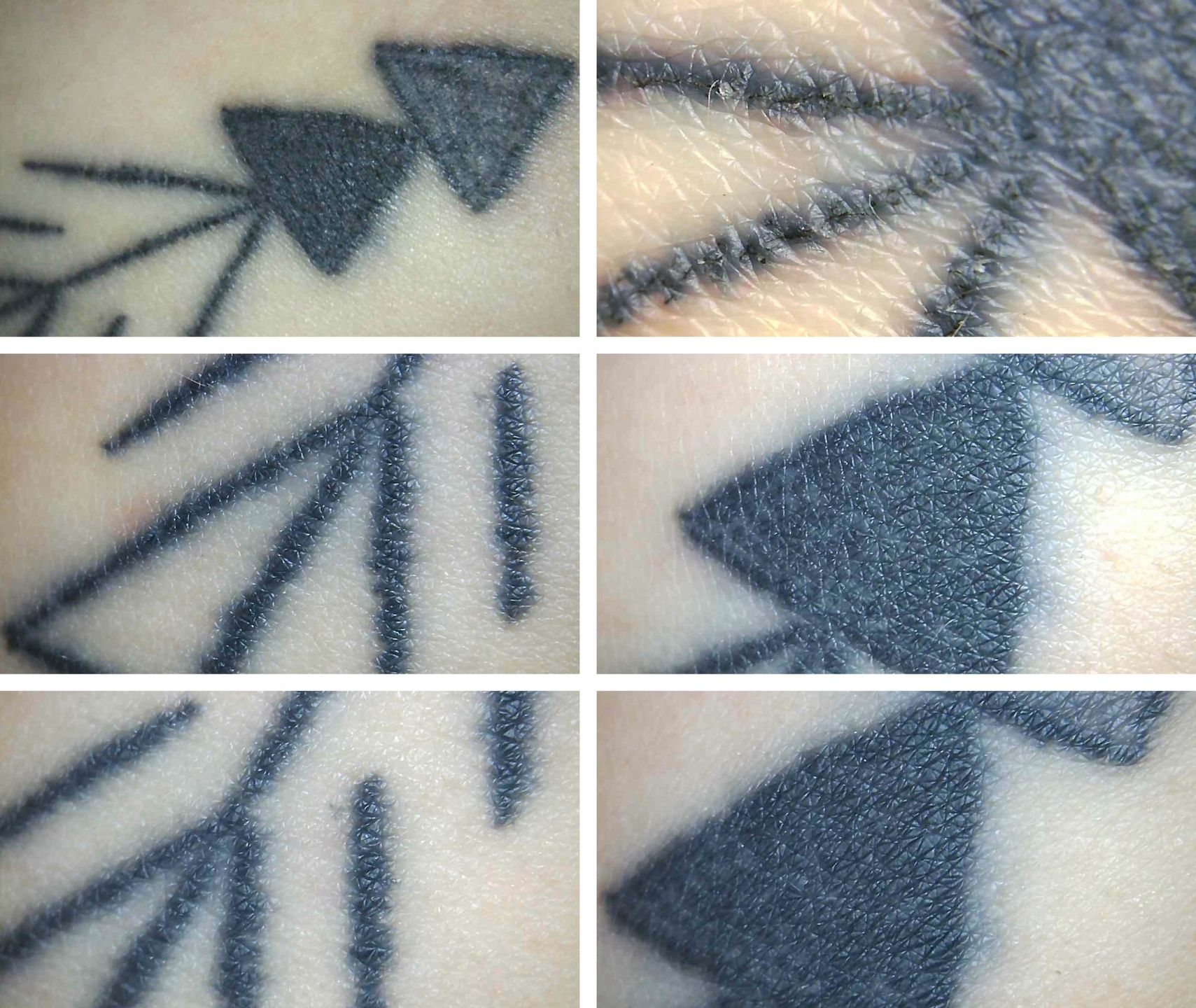 Jeden z tatuaży, który został wykonany, aby zbadać, jak powstały wzory na ciele "człowieka lodu"