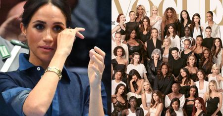 Meghan Markle POMINIĘTA przy tworzeniu historycznej okładki "Vogue'a"?! Internauci snują teorie: "Edward ją WYKLUCZYŁ"