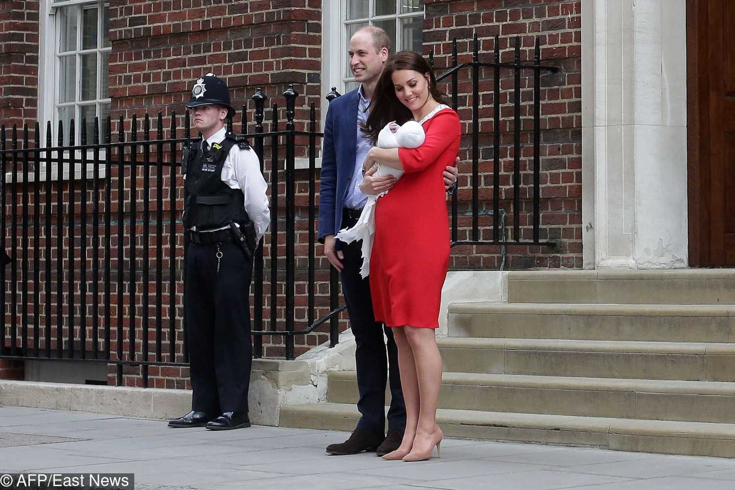 Księżna Kate i książę William z synem