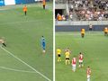 Tego nie pokazali w TV. Tylko spójrz. co stało się w meczu Hapoel - GKS