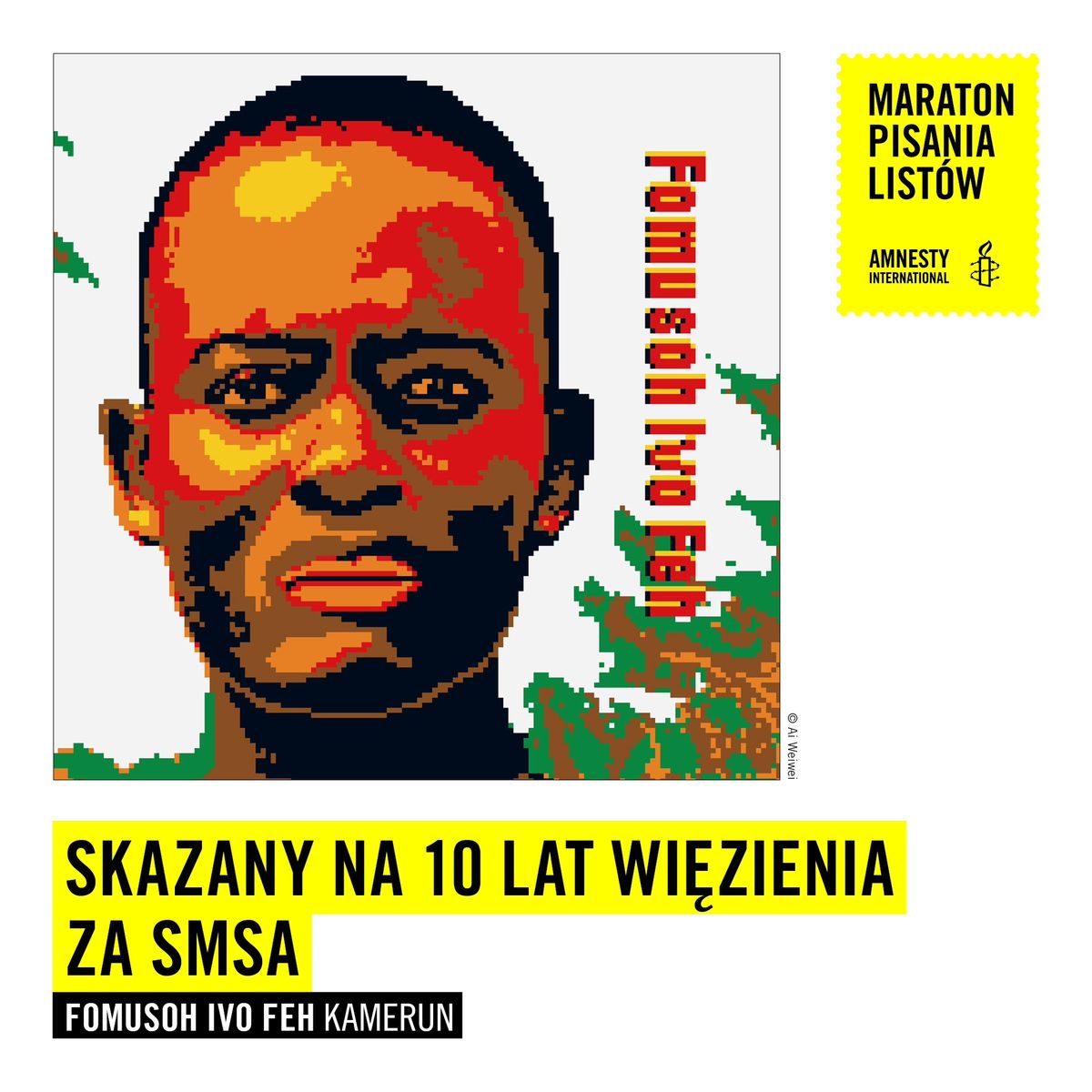 Maraton pisania listów Amnesty International: KAMERUN Fomusoh Ivo Feh