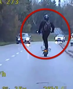 46 km/h na hulajnodze. Skończyło się potężnym mandatem