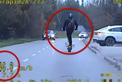 46 km/h na hulajnodze. Skończyło się potężnym mandatem