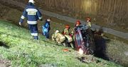 Groźny wypadek na węźle Brezelia [Foto]